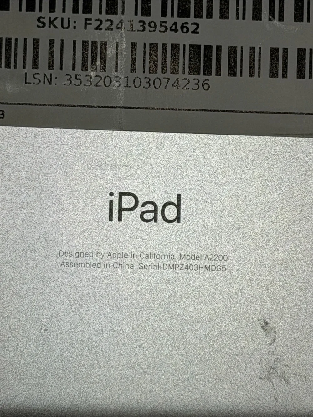 iPad (7th Generation) with Wi-Fi and Cellular (LTE 128gb (need new battery )